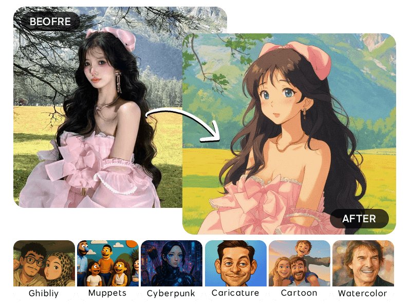 Ghibliy AI Generated Art Showcase